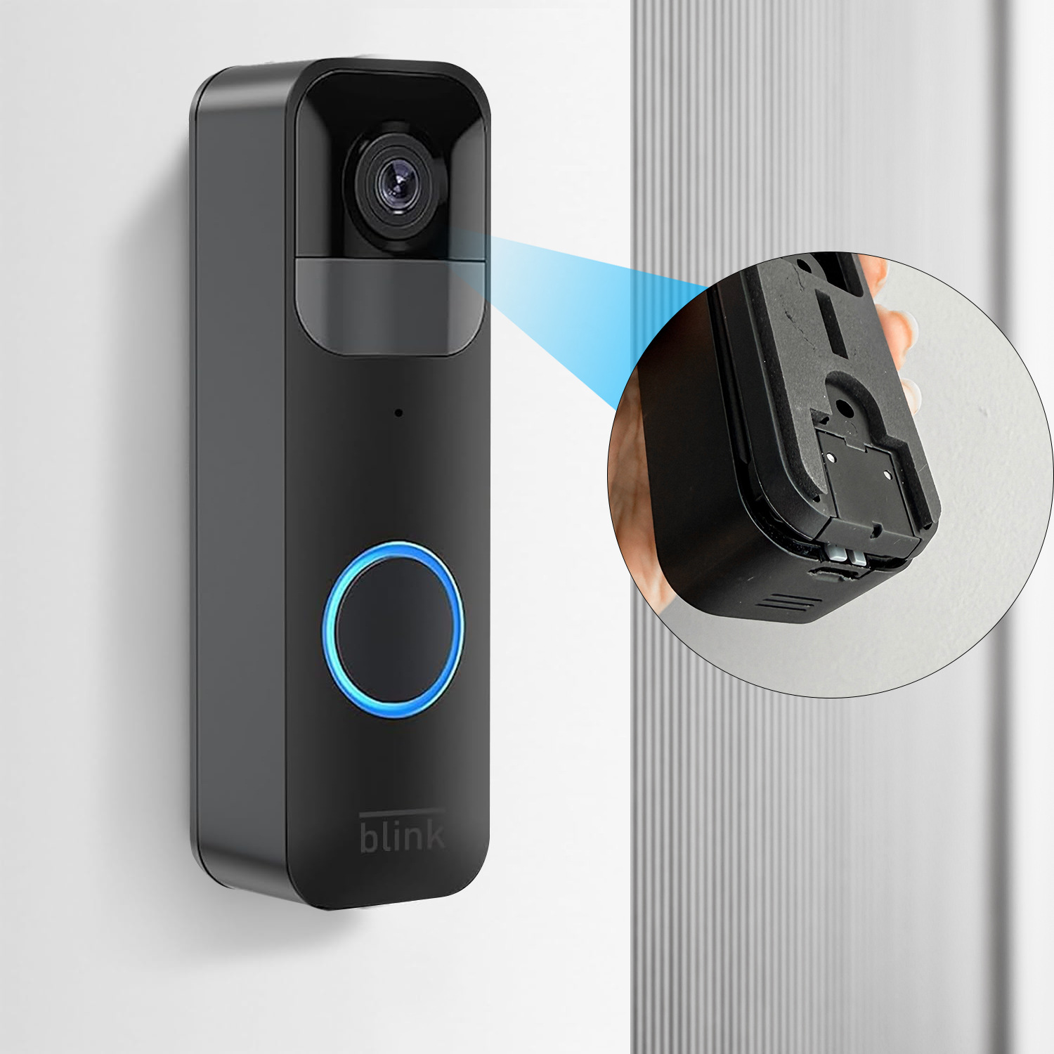 The new Amazon private mold is suitable for the plastic clip back plate of the blink2023 baseplate video doorbell