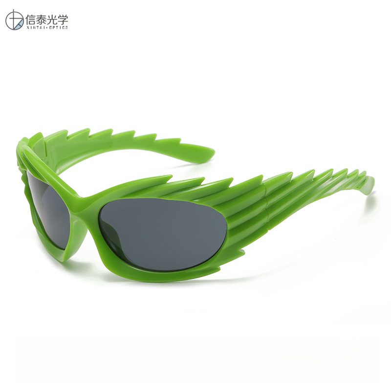 2025 New Hedgehog Y2K Cat Eye Sunglasses, European and American Style Sports Trendy Sunglasses, Quirky Sunglasses