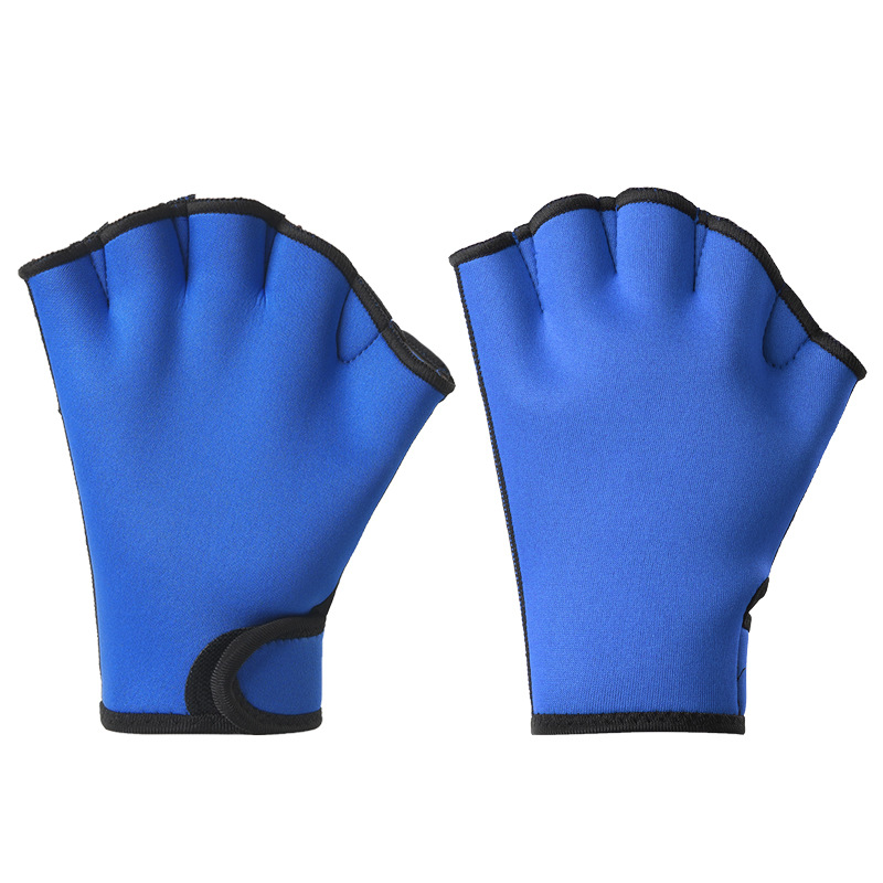 Cross-border Amazon diving materials, swimming special flippers, swimming training, duck feet, paddling hands, rubber paddling equipment