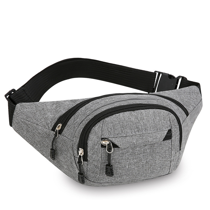 New cross-border men's waist bag, multi-functional, large capacity, cashier/business coin purse, wear-resistant, outdoor sports, mobile phone bag