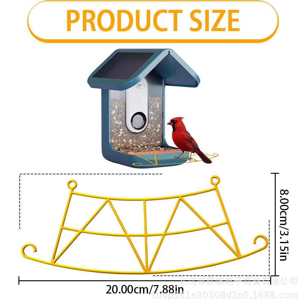 Amazon's hottest new cross-border product: Bird Buddy smart bird feeder, perch extender, metal craft.
