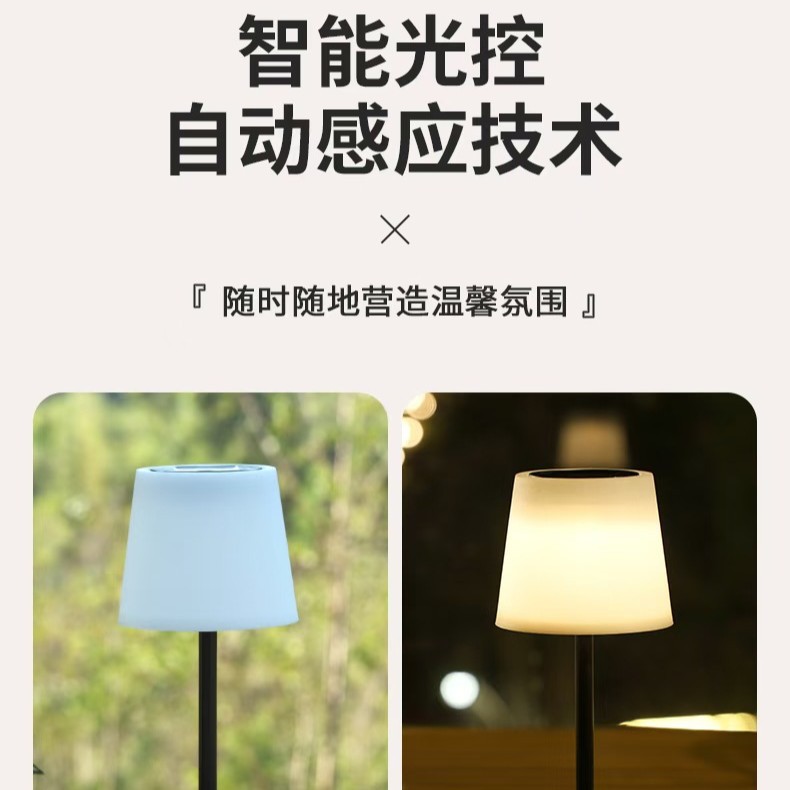 New cross-border street light, table lamp, solar LED outdoor ambient night light, European style courtyard light, garden ambient light