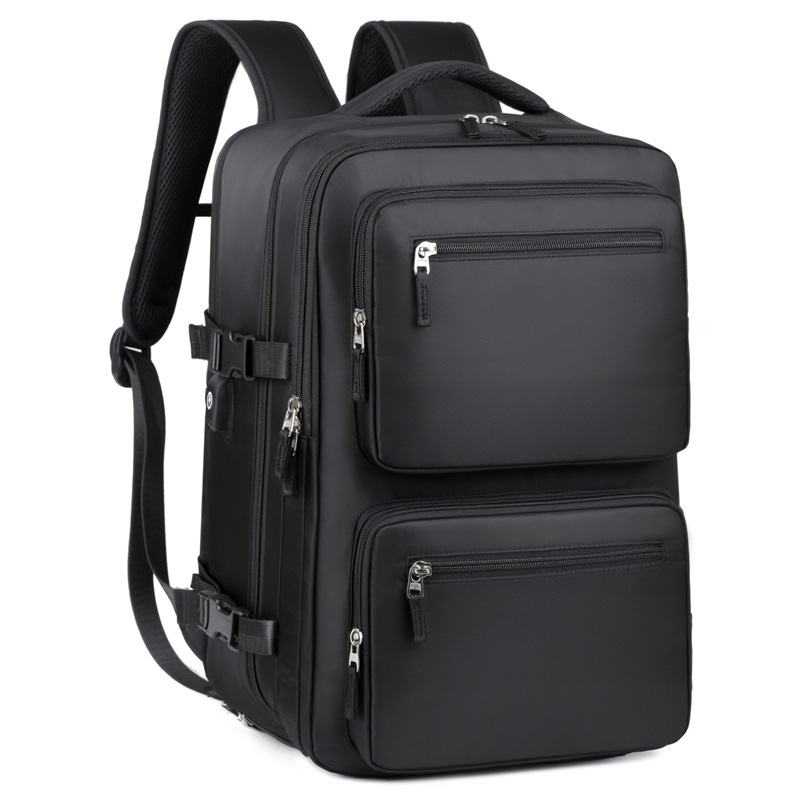 Large capacity men's and women's backpack with independent shoe compartment, suitable for travel and business trips, and wet/dry separation.