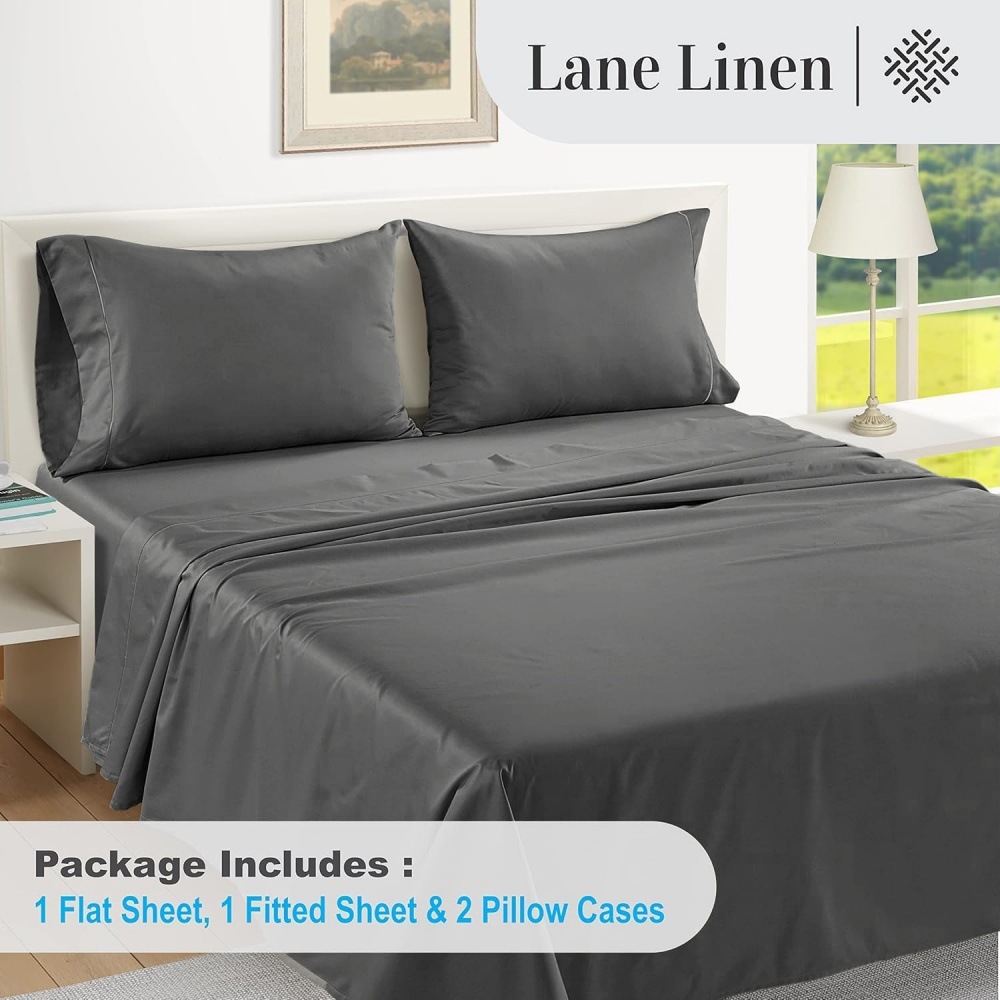 Solid color fitted sheet three-piece set, Amazon export, pillowcase, bedding, cross-border mattress, dust cover, home textiles