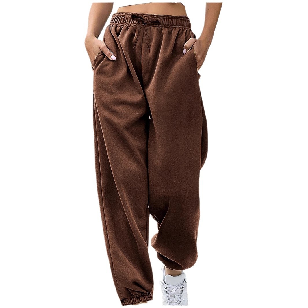 New cross-border women's casual sports sweatshirts and joggers available for wholesale on Amazon and eBay.