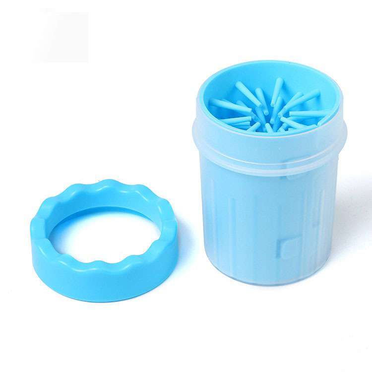 Amazon's new TPR pet paw wash cup for dogs, a paw cleaner.