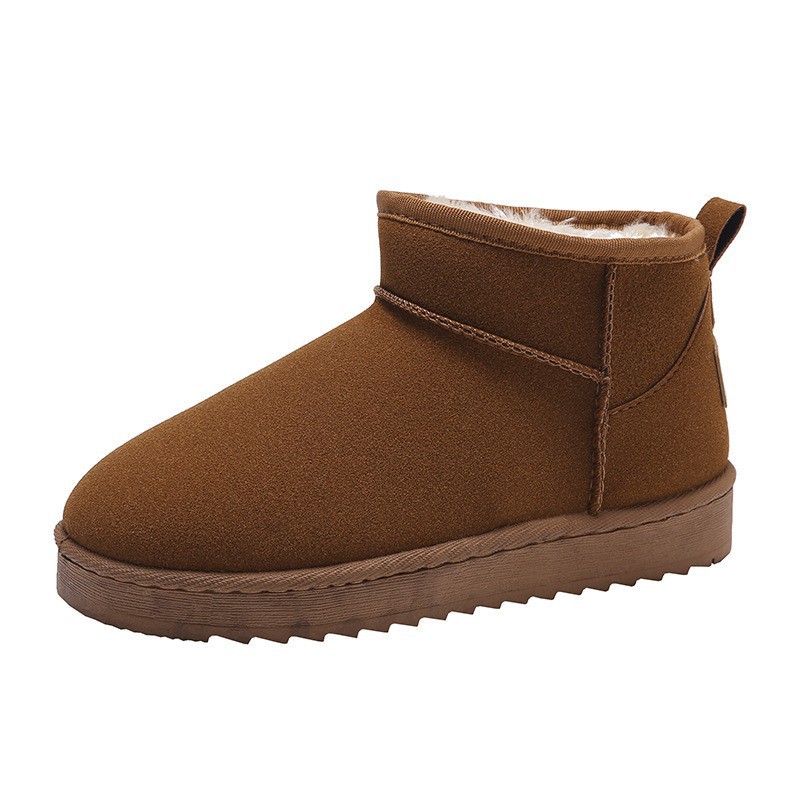 New winter snow boots for women 2024, fleece and thickened warm ankle boots, popular waterproof cotton shoes