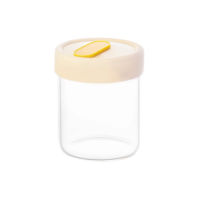 High borosilicate glass lunch box, microwave-heated complementary food box, fresh-keeping bowl, refrigerator refrigeration, steaming and cooking, sealed fresh-keeping lunch box