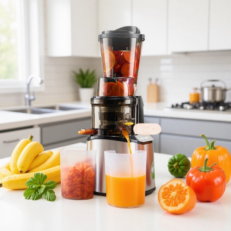 Aizhua commercial fully automatic pulp and juice separation juicer, juicer, original juicer, household large-diameter fruit and vegetable pure juice