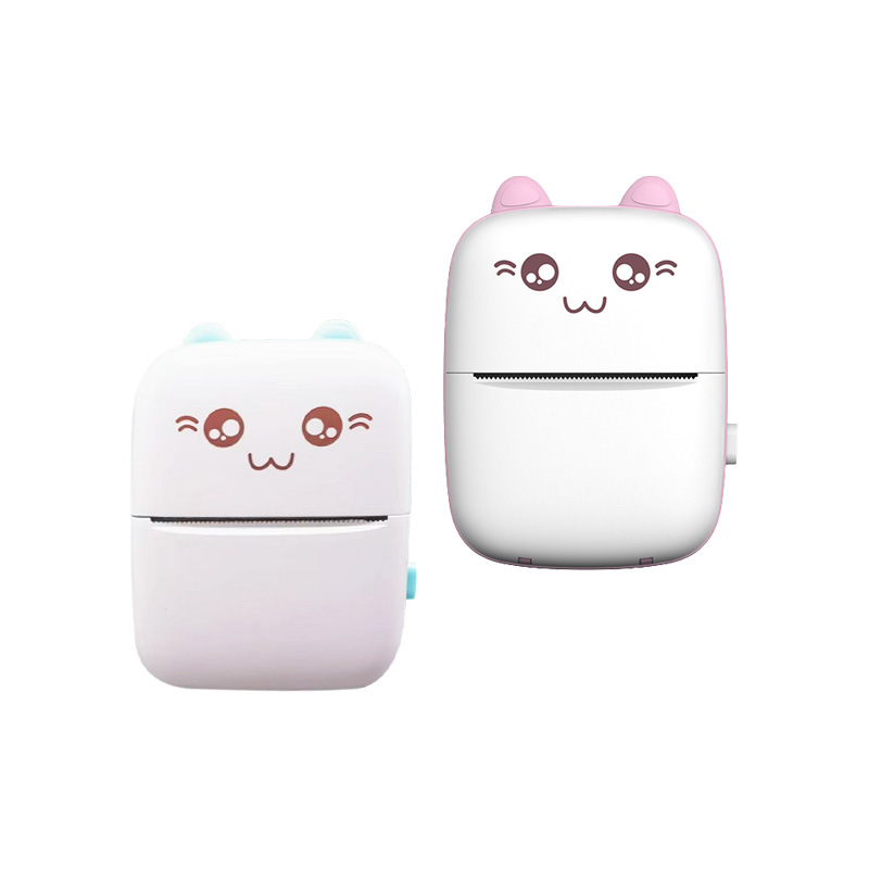 Student Mini Pocket Printer: Error Label Image Self-adhesive Portable Office and Study Thermal Printer
