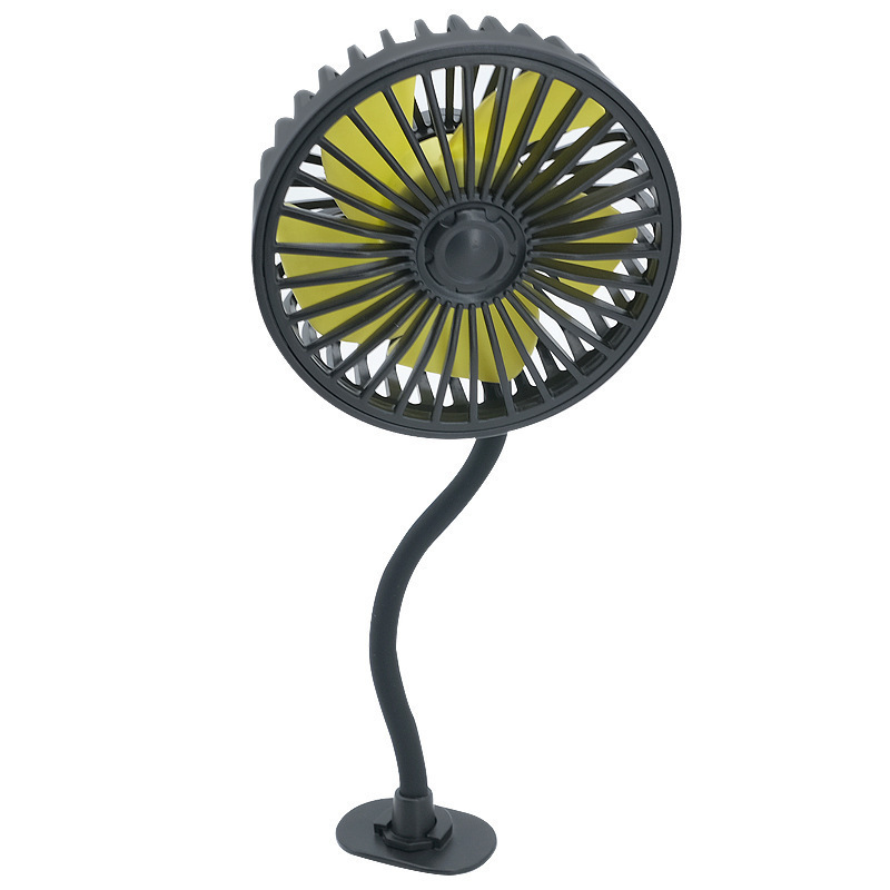 Car electric fan, powerful cooling air conditioning for automobiles, usb silent rear small fan, car flash 4207