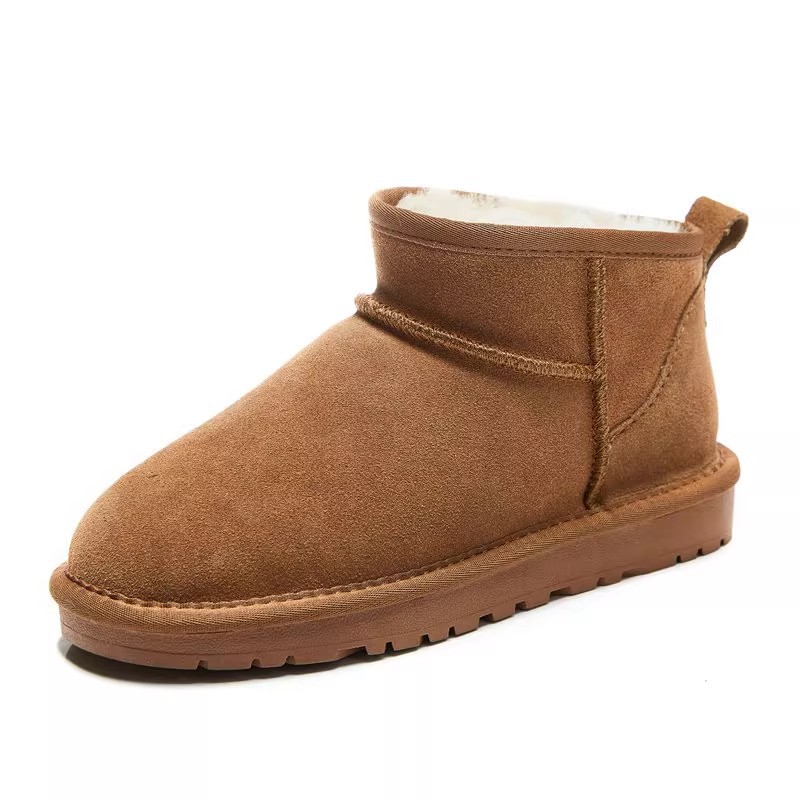 Snow boots, women's shoes, boots with fleece, thick cotton shoes, winter boots, women's outerwear, snow cotton snow boots, autumn and winter