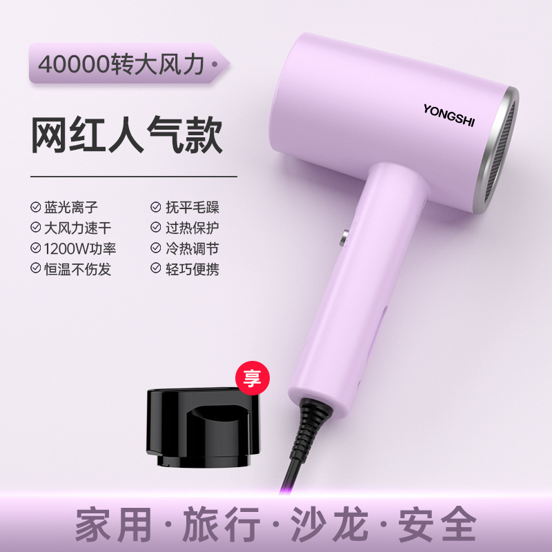 Wholesale of electric hair dryers for students in homestay apartments, business dormitories, festival gifts, large and small power hair dryers, silent