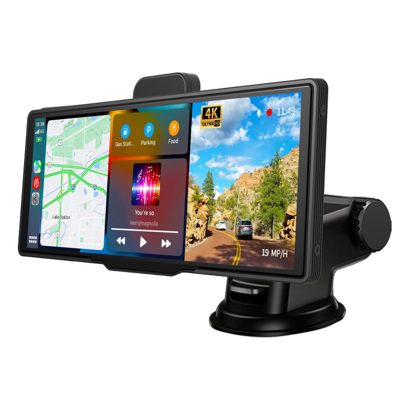 Cross-border center console 10.26-inch in-car smart screen with wireless CarPlay, front and rear dual dashcam, 4K high-definition car camera