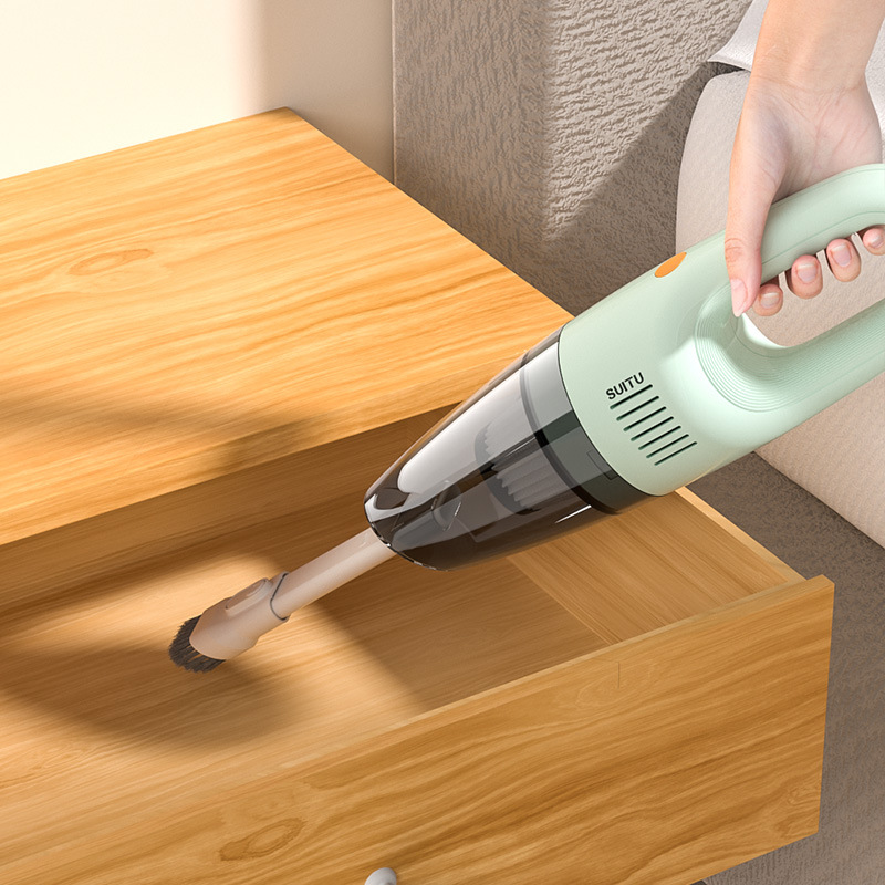 Car vacuum cleaner, dual-purpose for car users, high-power handheld wireless charging portable vacuum cleaner for car interiors