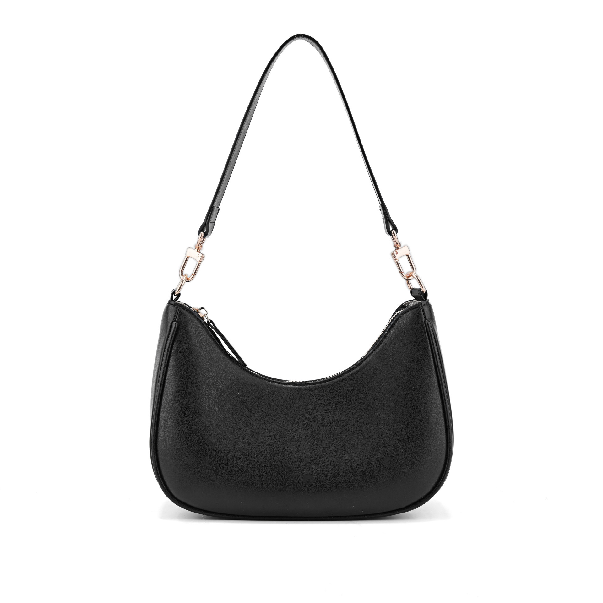 Niche Design Women's Handbag, Spring/Summer 2024 New Fashionable Casual Crescent Moon Bag, Solid Color Underarm Shoulder Bag