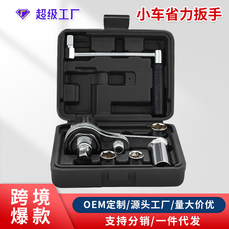 Car tire lug nuts removal and installation tool: easy-to-use wrench, socket wrench, and tire changing tool for cars.