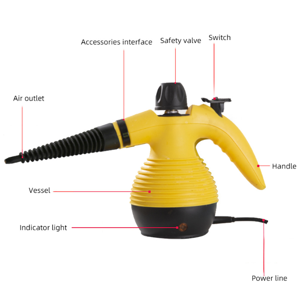 Steam cleaner for home use, steam cleaning of household appliances, steam cleaner for kitchen range hoods