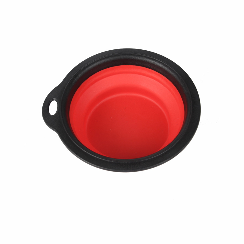 Wholesale of foldable silicone drinking bowls for pet dogs and outdoor travel food bowls in various sizes