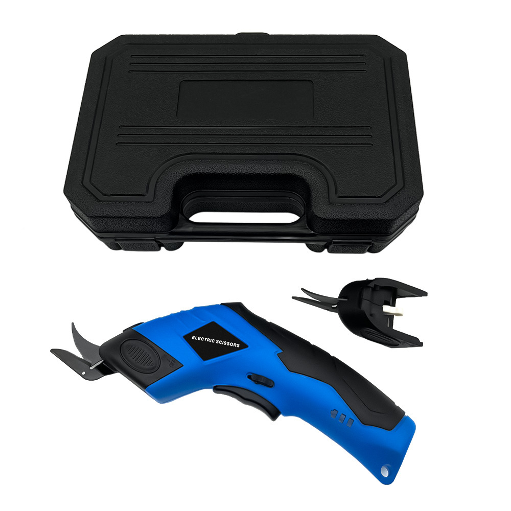 3.6V Lithium-ion Rechargeable Fabric Cutting Scissors, Tungsten Steel Electric Scissors for Fabric and Leather Trimming