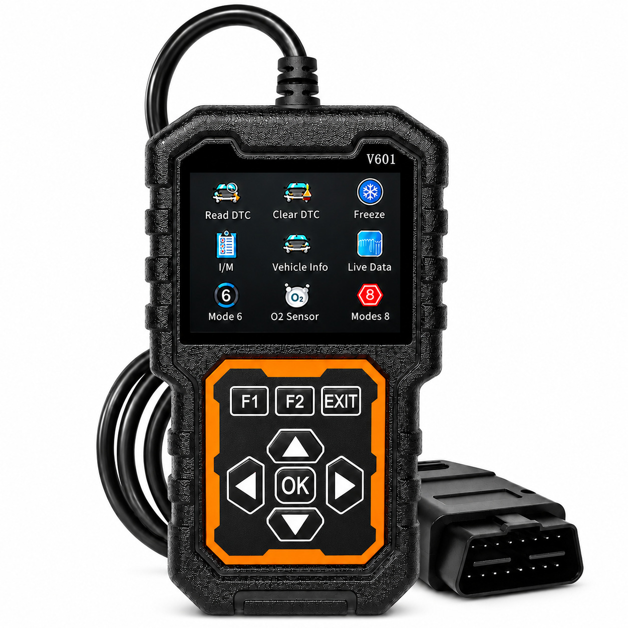 Automotive diagnostic OBD2 scanner tool, comprehensive diagnostic code engine fault detection and repair instrument V601