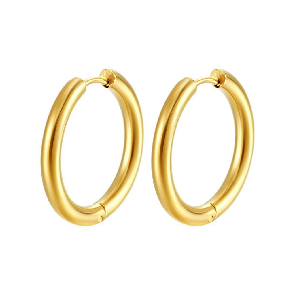 Amazon's best-selling earrings: hoop earrings, titanium steel stud earrings, thick and thin coil earrings, vacuum plated circles, stainless steel earrings.