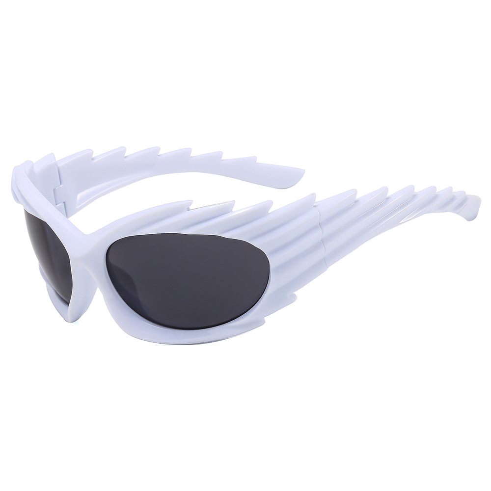 Spiked Sunglasses Y2K Trendy European and American Style Popular Hedgehog Design Fashionable Sun Protection Sports Cycling Sunglasses