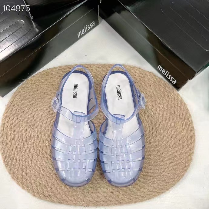 2022 New Melissa Women's Sandals with Openwork Flat Mesh Woven Toe (In Stock)