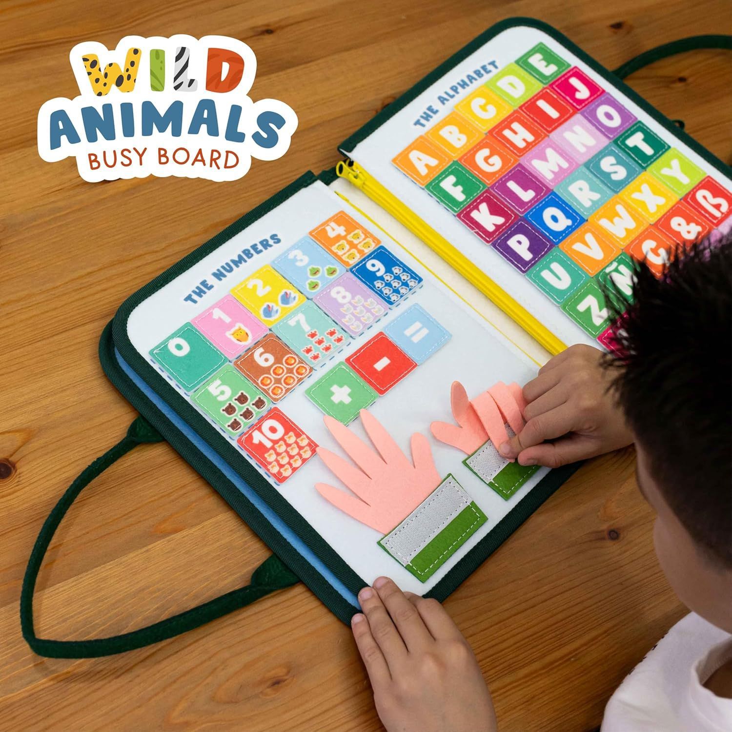 Montessori early education felt book for busy children, quiet book for children's education, number, letter and shape recognition learning board wholesale