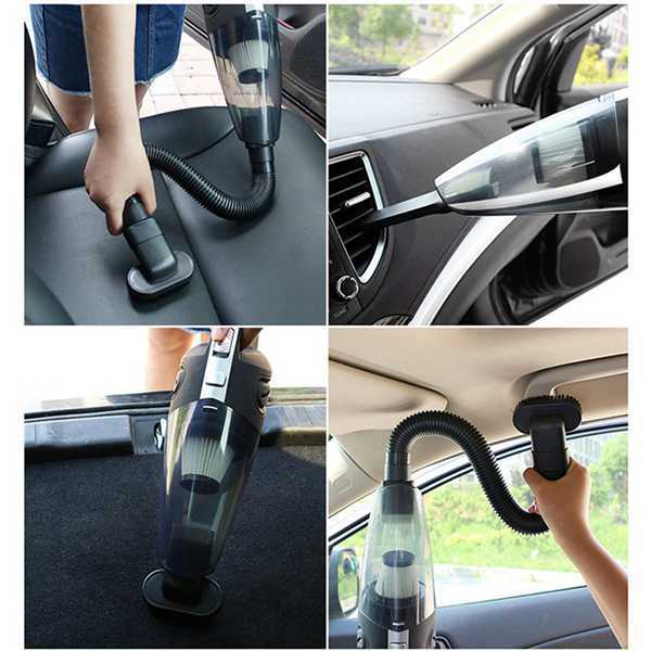 1 set. Color: Black. Material: ABS. DC5V handheld cordless vacuum cleaner with powerful cyclone suction.