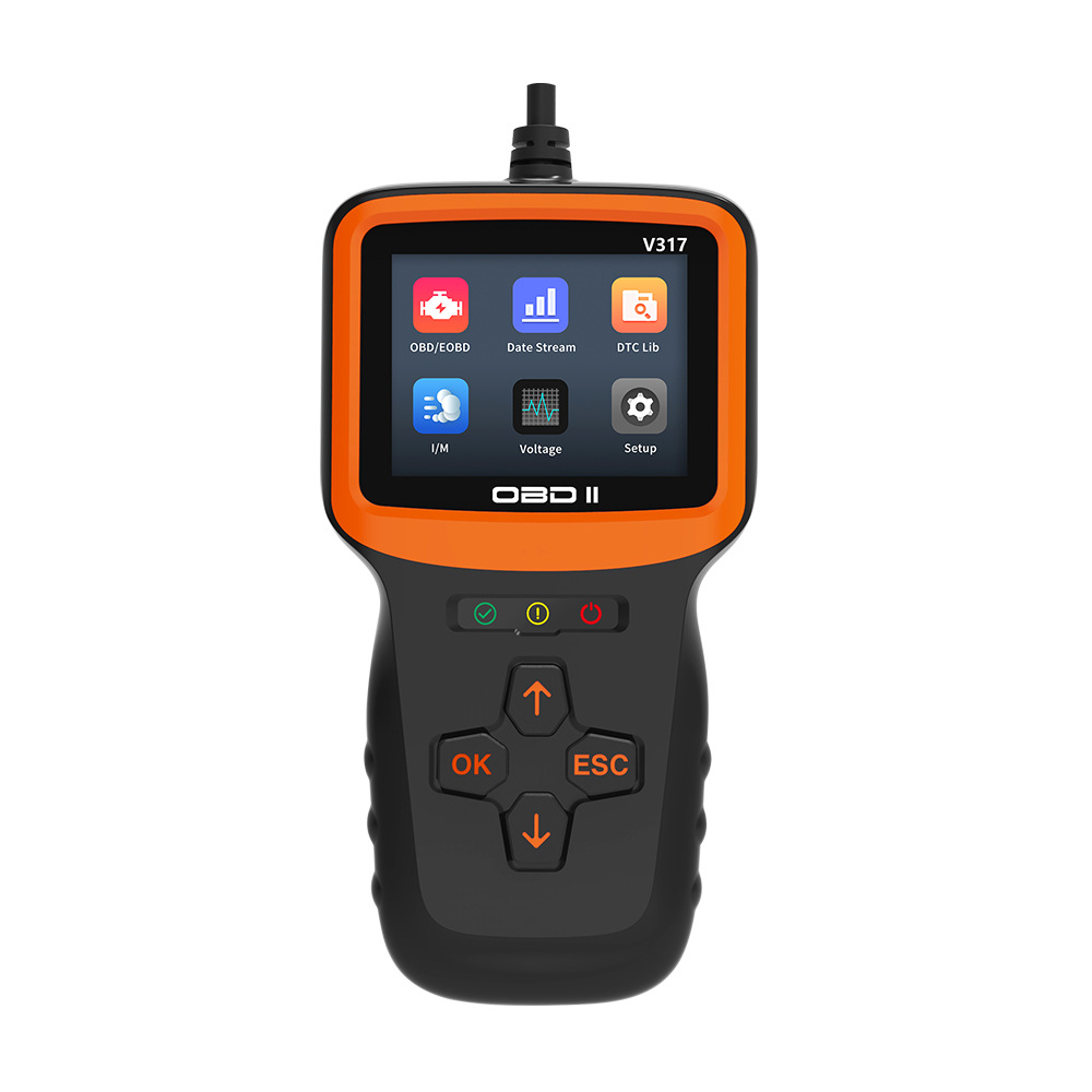 V520M519V519 Car Fault Diagnostic Tool, Battery Tester, Car Fault OBD2 Code Reader