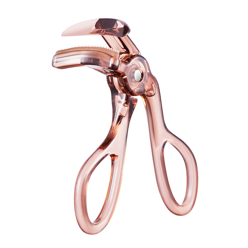 GECOMO Bright Eyes Comb wide-angle eyelash curler with replaceable rubber strips for natural and long-lasting makeup, easy for beginners to handle