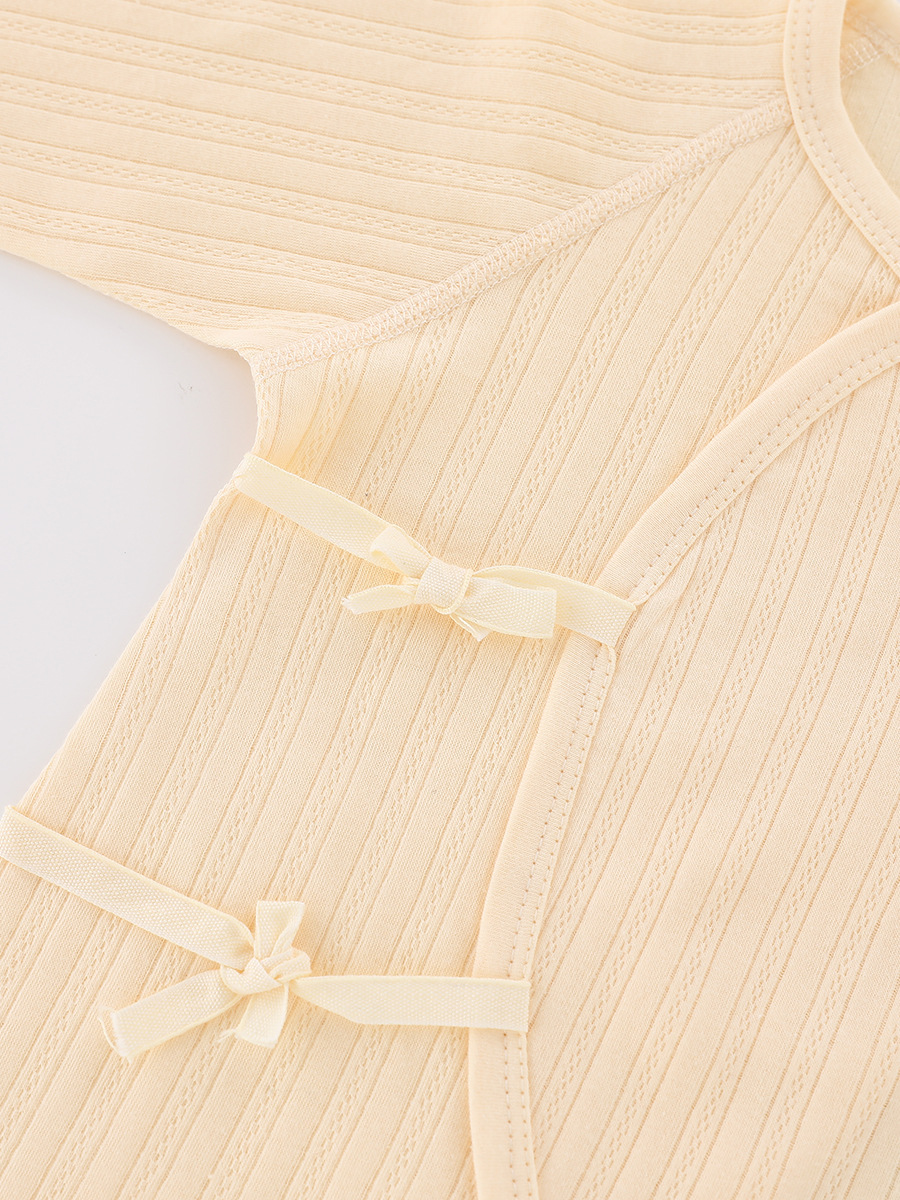 Newborn baby clothes, Class A, pure cotton, all-season, baby bodysuit, boy and girl, tie-up monk-style outfit, Anyang children's clothing