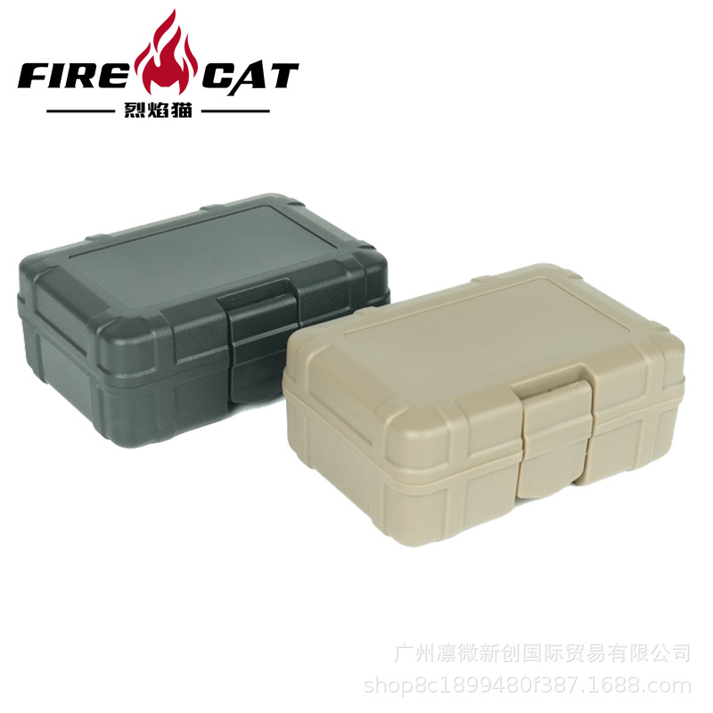 [EDC Box] Tactical Storage Box, Gear Protection, Sealed Plastic Storage Box with Foam Battery Box