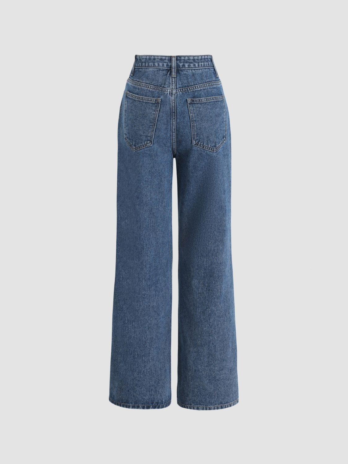 JEANS, a popular European and American export bestseller, wide-leg pants, high-waisted straight leg, slimming, versatile commuting, floor-length loose jeans for women