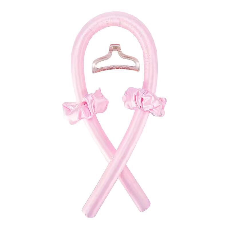Gentle on hair, Amazon Lazy Sleep Foam Sponge Curling Iron for Big Waves and Hair Ties - Heat-Free Curling Iron