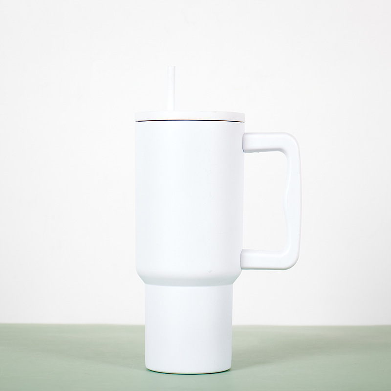 Cross-border 40oz first and second generation ice cup, stainless steel double-walled vacuum handle insulated cup, portable car cup.