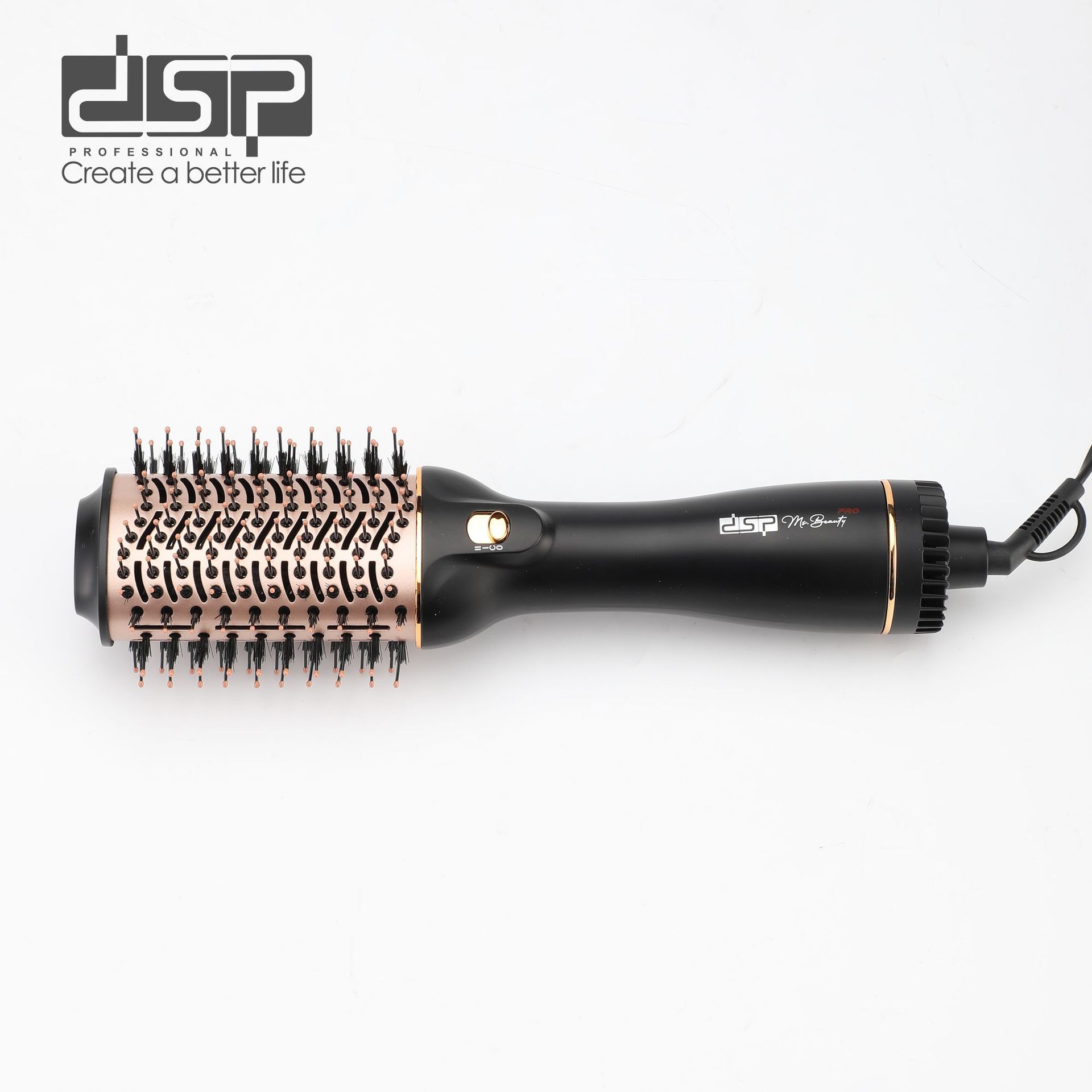 DSP Dansong Home Straightening Comb Multifunctional Hair Care Hot and Cold Air Curling Iron Comb