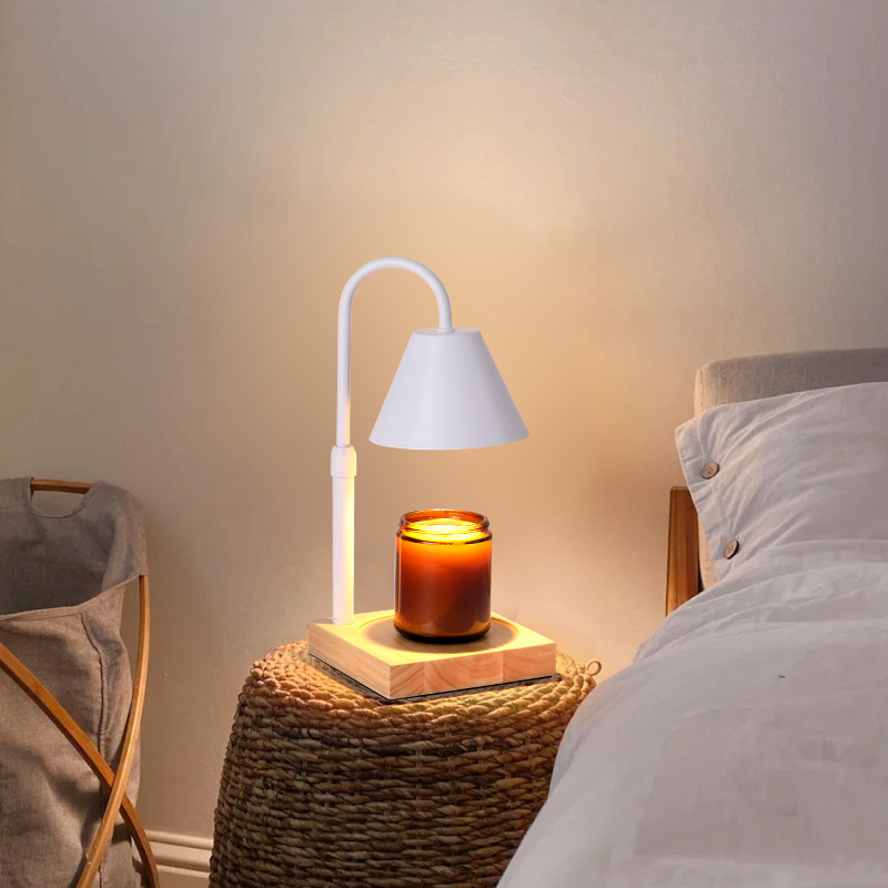 Aroma lamp, retractable and height-adjustable, candle melting lamp, smokeless timed diffuser, ambient light, candle melting lamp, cross-border supply.