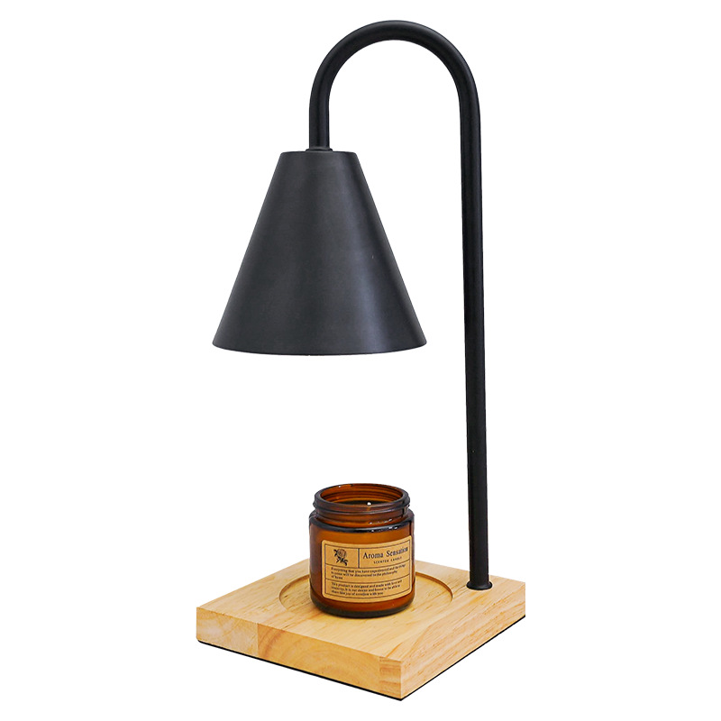 Aroma lamp, candle/candle lamp, bedroom bedside gift table lamp, timerable, dimming, wooden, flameless, aromatherapy bamboo and wood.