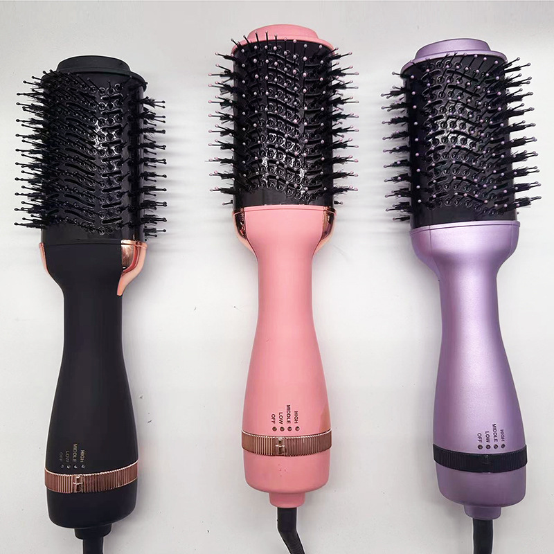 3-in-1 Hair Dryer Comb - Gentle on Heat and Straightens Hair - Direct from Cross-Border Hair Dryer Factory