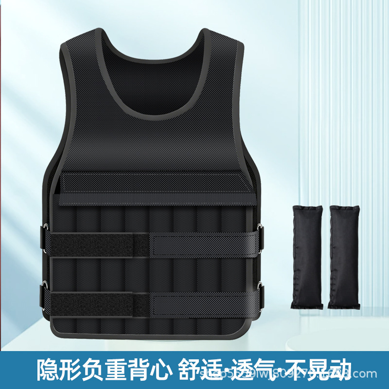 Adjustable weight sand vest, running iron sand, weight sand vest, weight jacket, sandbag, weighted sports equipment, fitness sand jacket