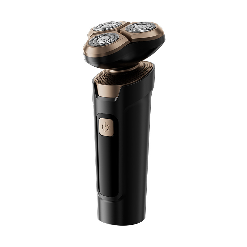 New electric shaver, floating 3D three-head razor, full-body washable men's rechargeable beard knife with digital display