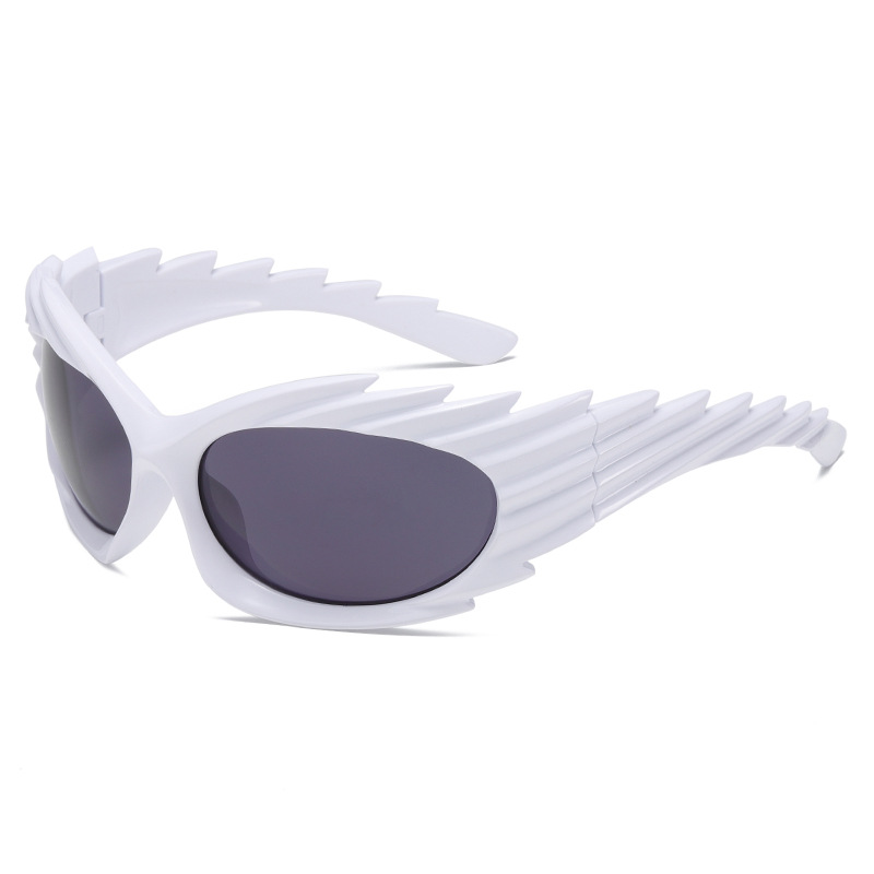 3376 Clearance Sale: Hedgehog Y2k Cat Eye Sunglasses, Trendy European and American Style, Amazon, Instagram Style, Unisex Surround Glasses