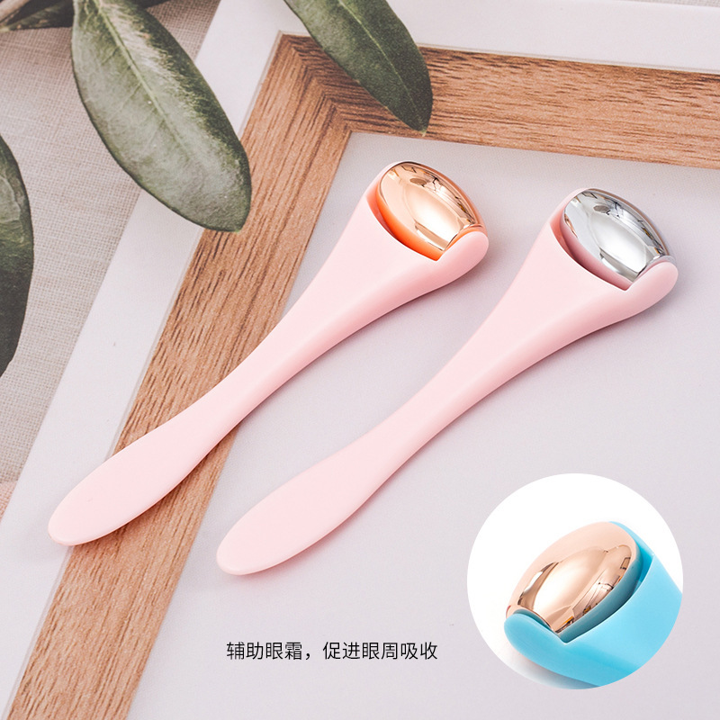 Cross-border best-selling roller massager for face cream and eye cream, used to reduce dark circles and puffiness, and as a facial cooling massage stick.