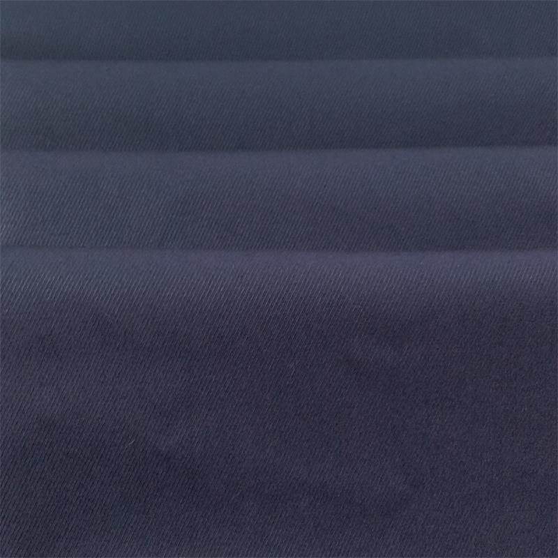Navy blue twill fabric, workwear/school uniform trousers material, stretch fabric, navy blue uniform fabric.