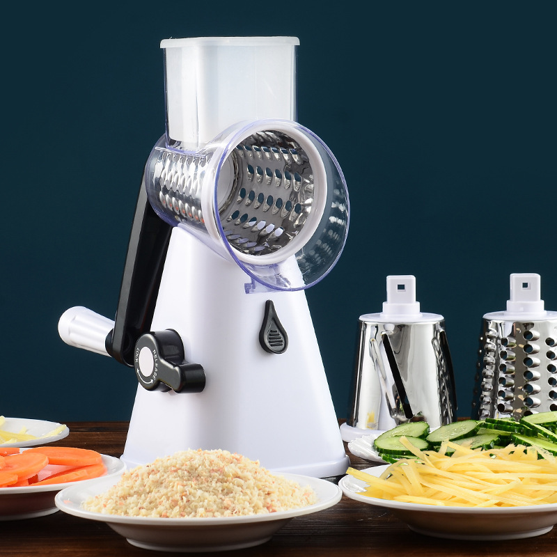 Multi-functional vegetable slicer, potato shreds, household kitchen tools, shreder, slicer, grater, roller, and grater
