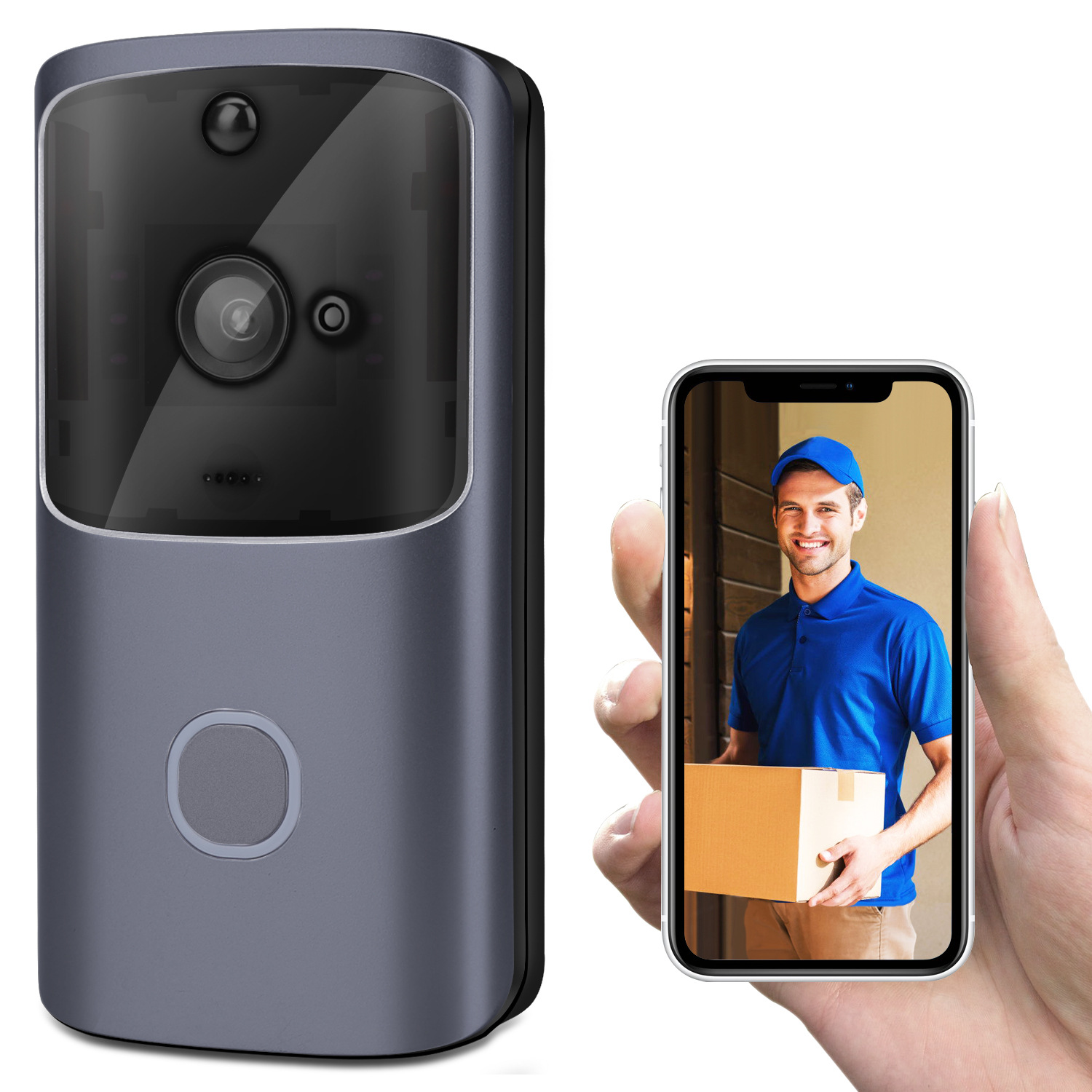 Cross-border smart video intercom wireless doorbell cat eye V5 home WIFI remote video surveillance camera