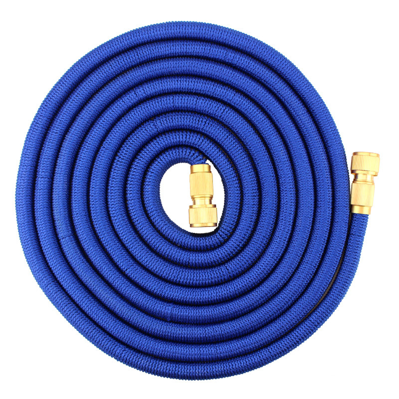 Factory direct sales of copper-plated household garden water hoses, 3x telescopic TPE car wash water hoses, and magic telescopic water hoses.