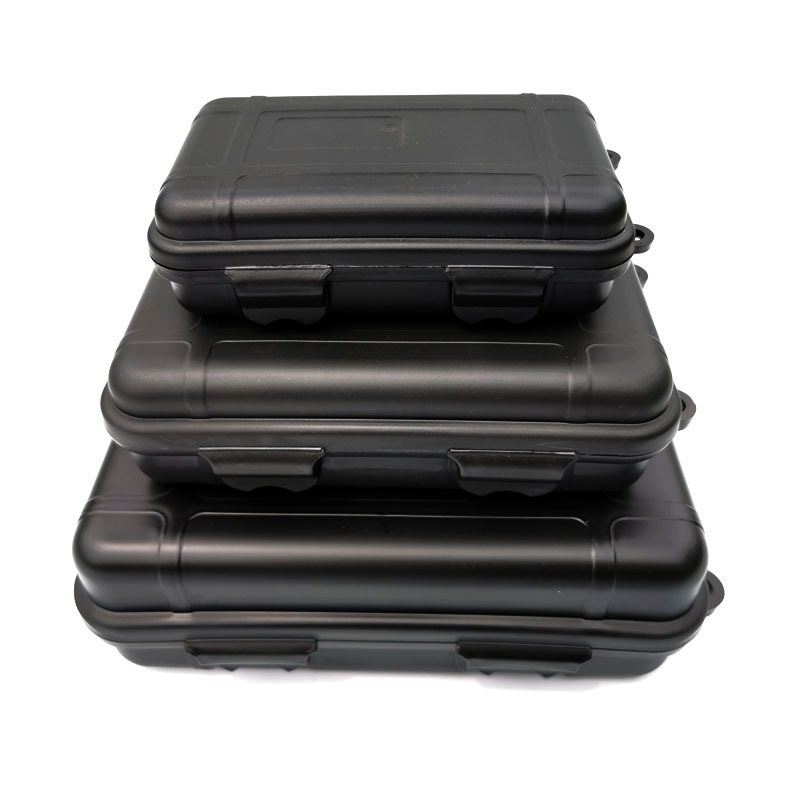 Dustproof, shockproof, and pressure-resistant plastic box for outdoor survival, toolbox, EDC (Everyday Carry) storage, sealed and waterproof.